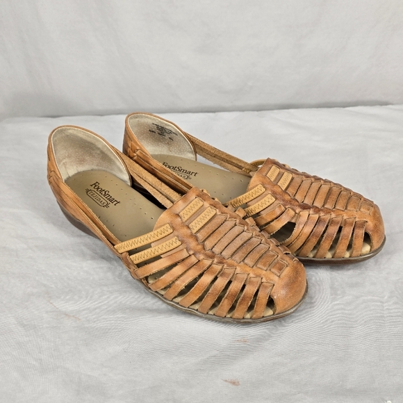 Footsmart Tejidas Tampa Women's Slip On Shoes Leather Brown Size 9 M COMFY - Picture 2 of 8